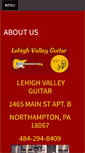 Mobile Screenshot of lehighvalleyguitar.com